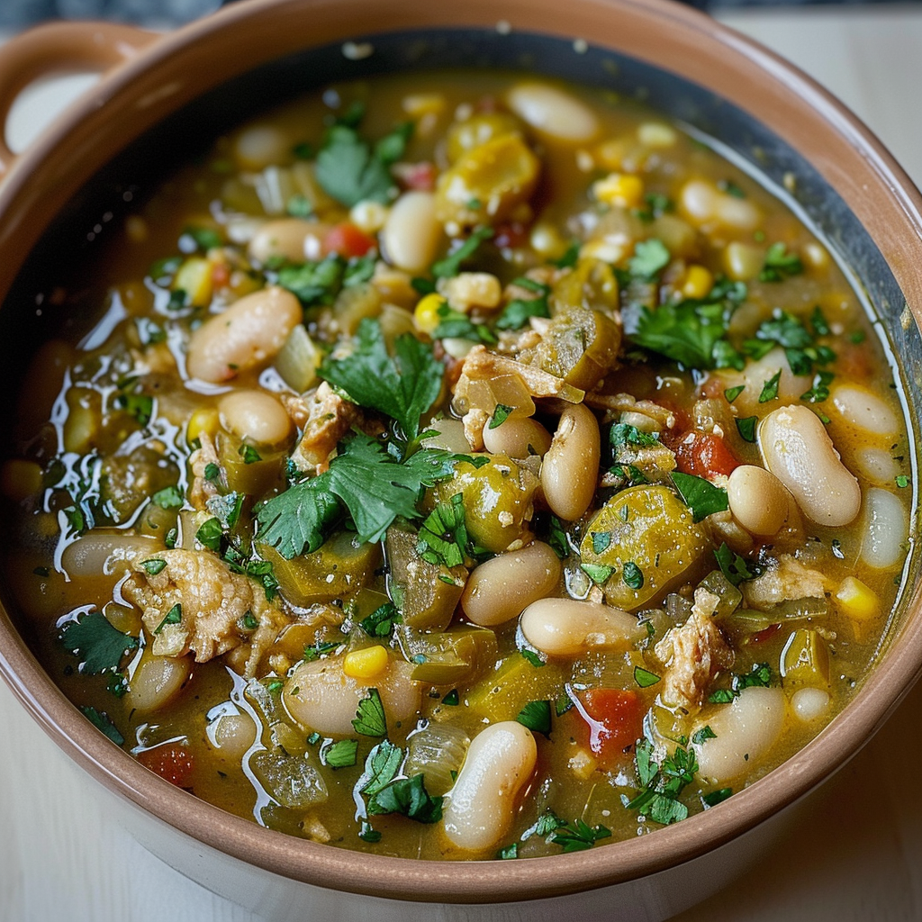 White Bean Tomatillo Chili